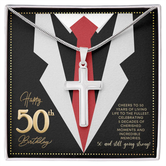 JGF Jewelry Gifts for Family 50 year Birthday Gifts For Men