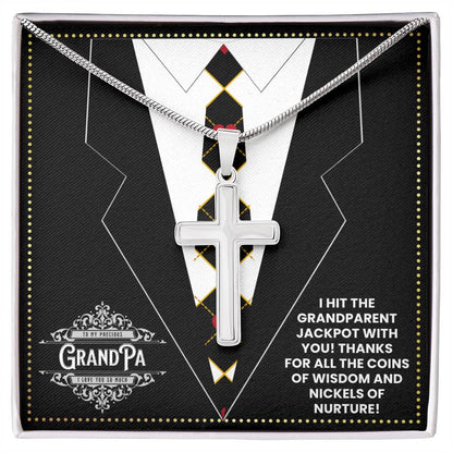 JGF Jewelry Gifts for Family Poker Lovers Gifts For Men Unique Grandpa Gifts for 70th Birthday