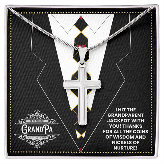 JGF Jewelry Gifts for Family Poker Lovers Gifts For Men Unique Grandpa Gifts for 70th Birthday