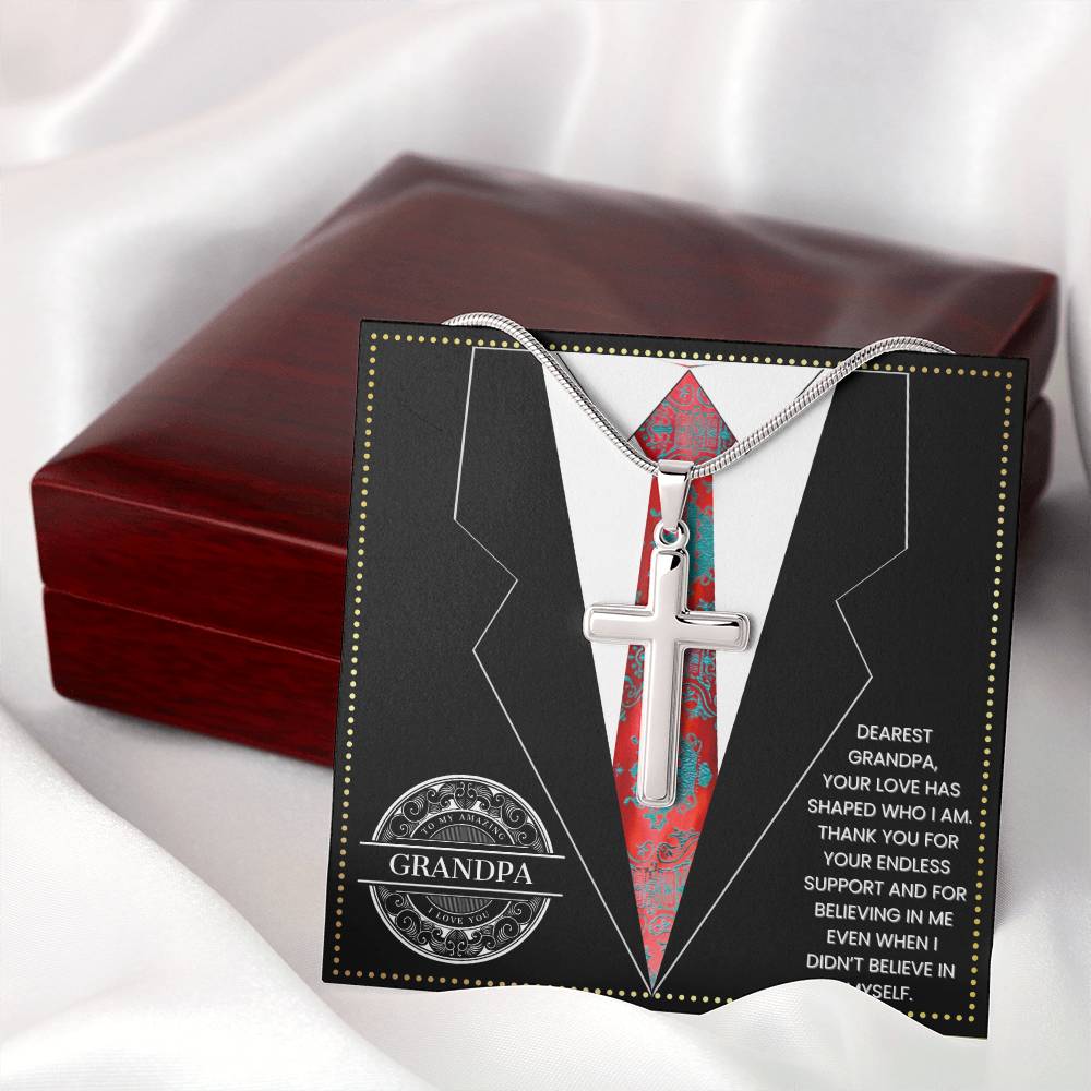 JGF Jewelry Gifts for Family Grandpa 80th Birthday Card From Child