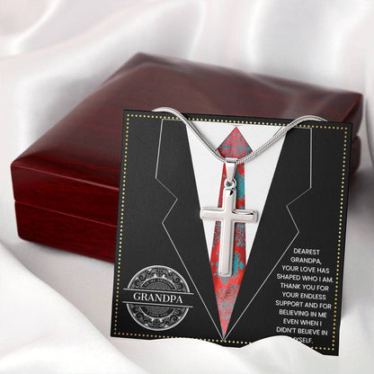 JGF Jewelry Gifts for Family Grandpa 80th Birthday Card From Child