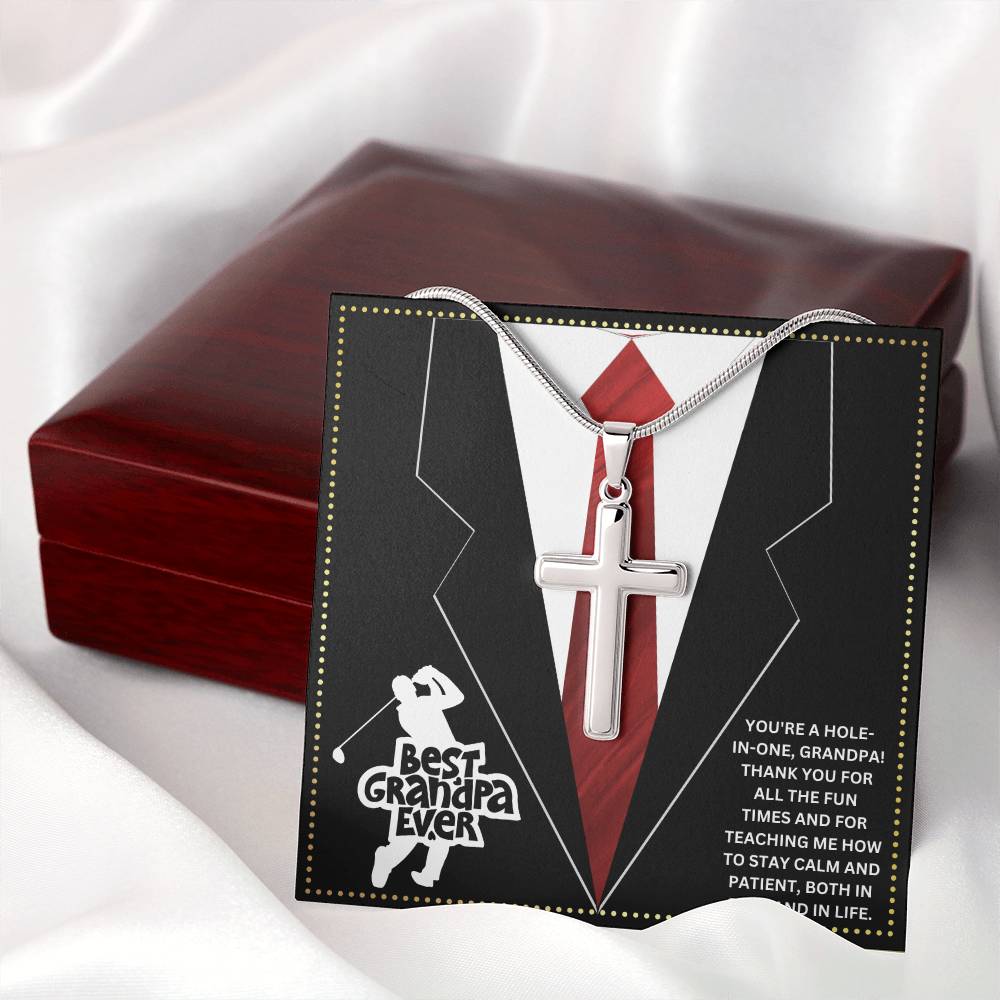 JGF Jewelry Gifts for Family Fathers Day Gifts For Grandpa Birthday Card