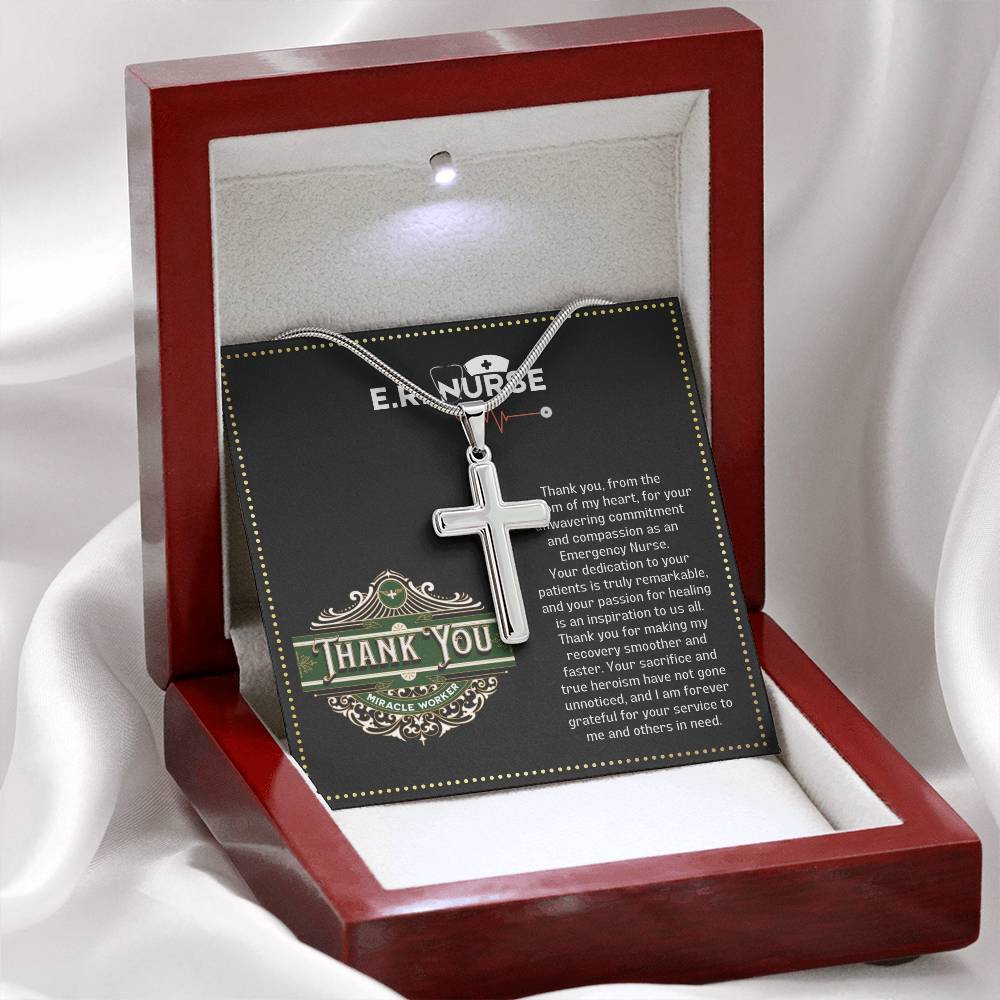 JGF Jewelry Gifts for Family Thank You Emergency Room Nurse