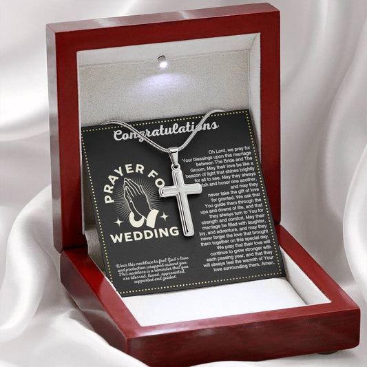 JGF Jewelry Gifts for Family 25th Wedding Gifts For Couple Marriage Prayer
