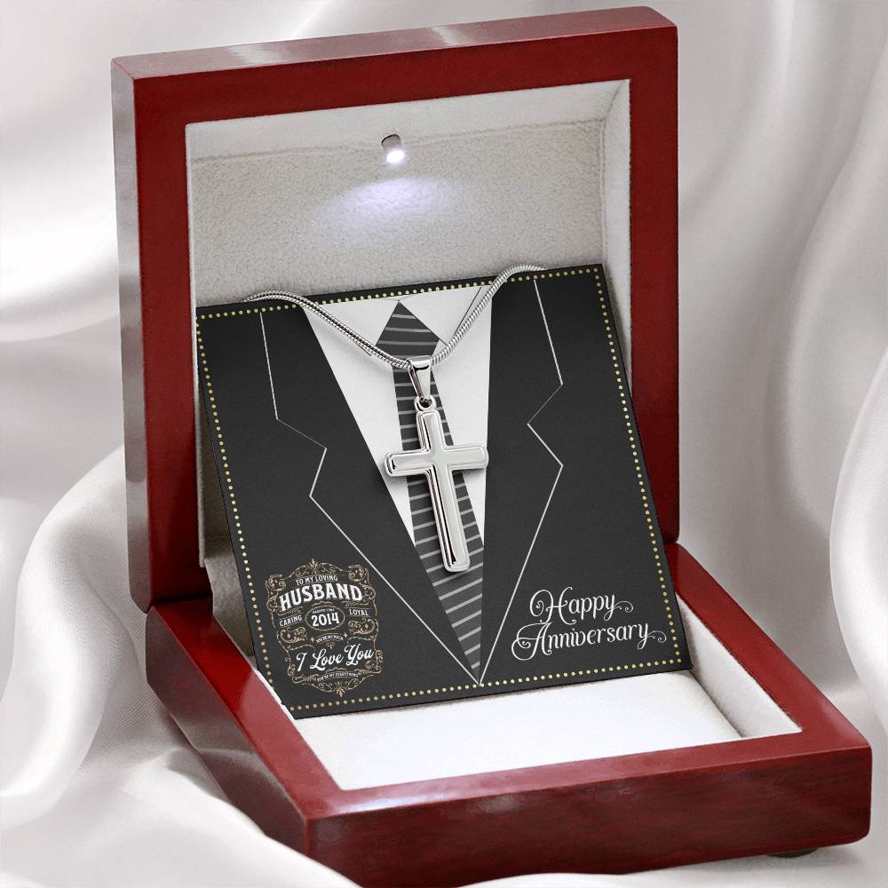 JGF Jewelry Gifts for Family We Still Do Together Since 2014 I Love You My Husband Happy Anniversary Card