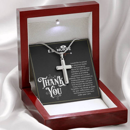 JGF Jewelry Gifts for Family Thank You E.D. Nurse