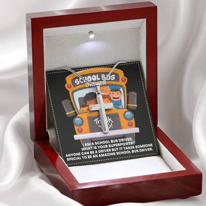 JGF Jewelry Gifts for Family School Bus Driver Gifts Appreciation Gifts For Men and Women