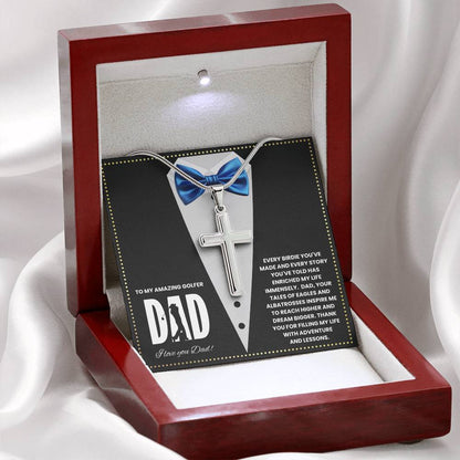 JGF Jewelry Gifts for Family Golf Gifts From Kids For Dad Who Loves Golfing