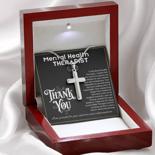 JGF Jewelry Gifts for Family Thank You Mental Health Therapist