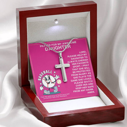JGF Jewelry Gifts for Family Basketball Necklaces Cross For Girls