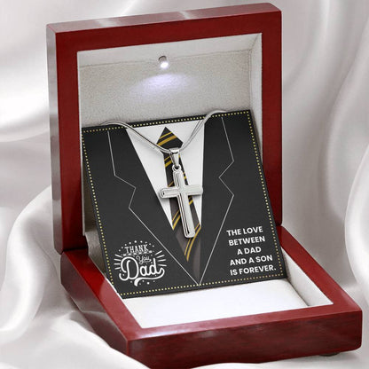 JGF Jewelry Gifts for Family Daddy To Be Cross Necklace From Son