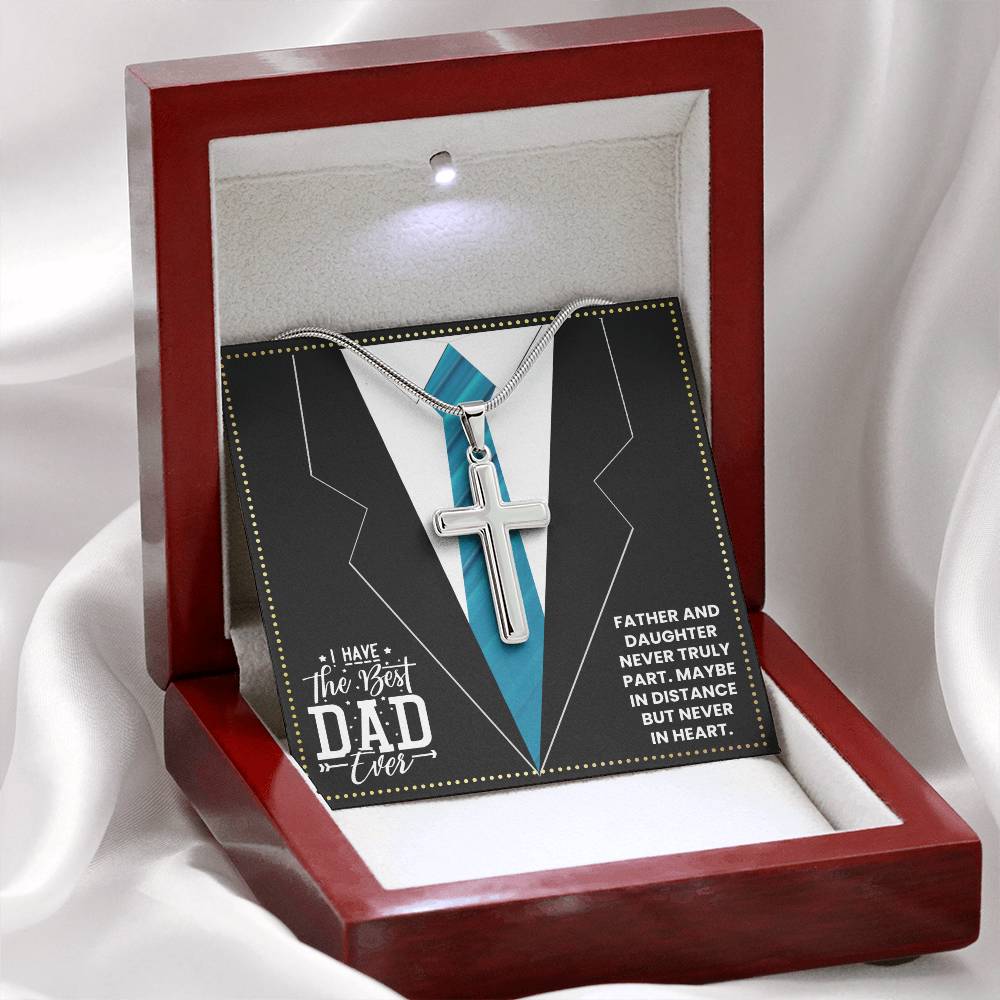 JGF Jewelry Gifts for Family To My Awesome Dad Gifts 50 Years Old Birthday From Daughter