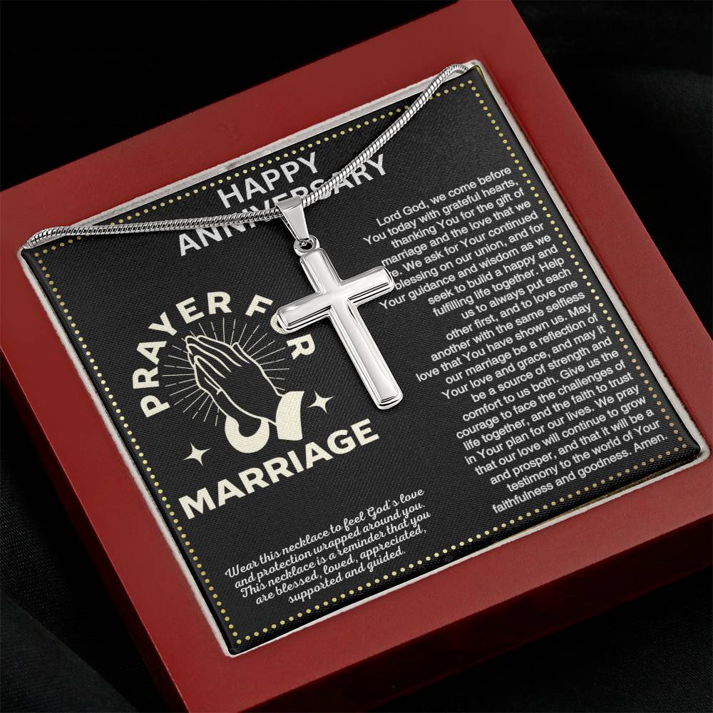 JGF Jewelry Gifts for Family Traditional 20th Wedding Gifts For Couple Marriage Prayer