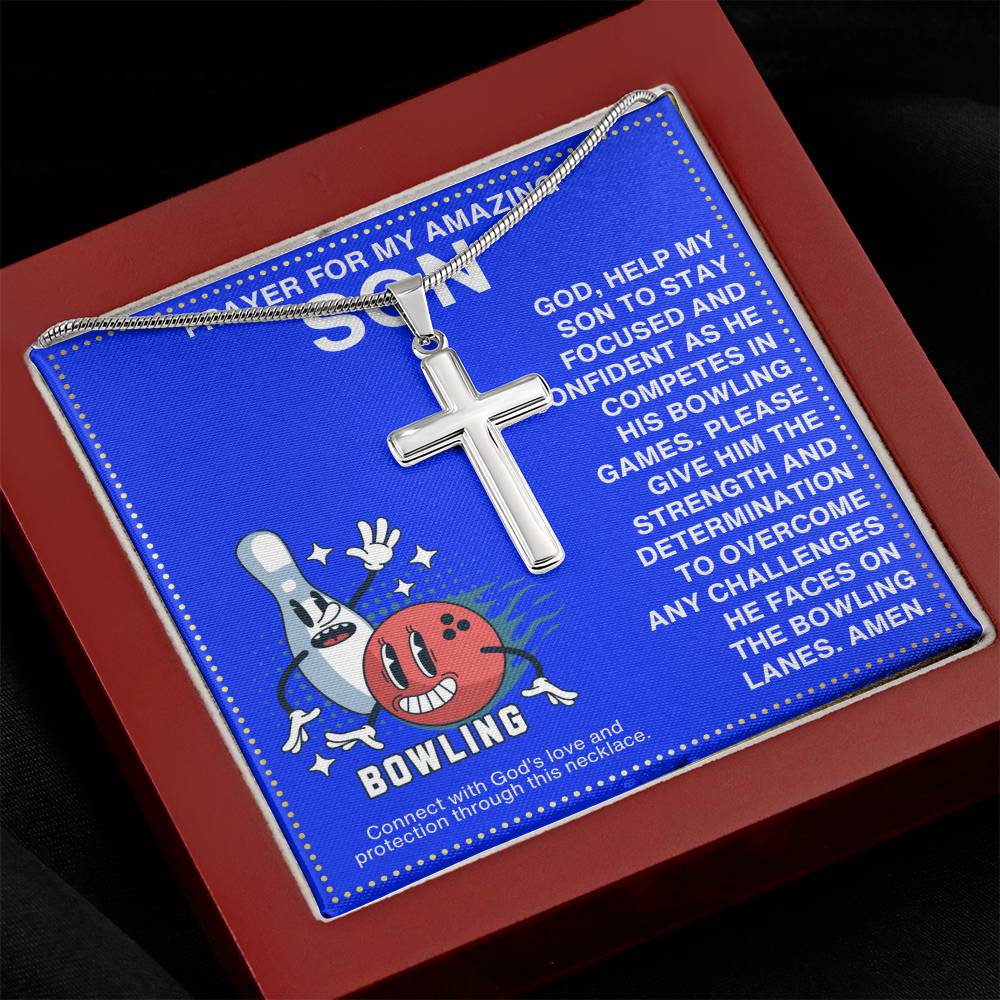 JGF Jewelry Gifts for Family Bowling Necklace For Boys