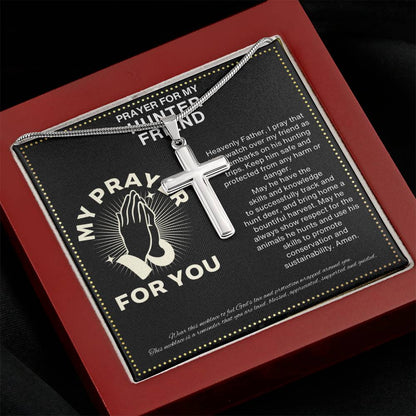JGF Jewelry Gifts for Family My Prayer for Hunter Hunting Gifts for Men and Women