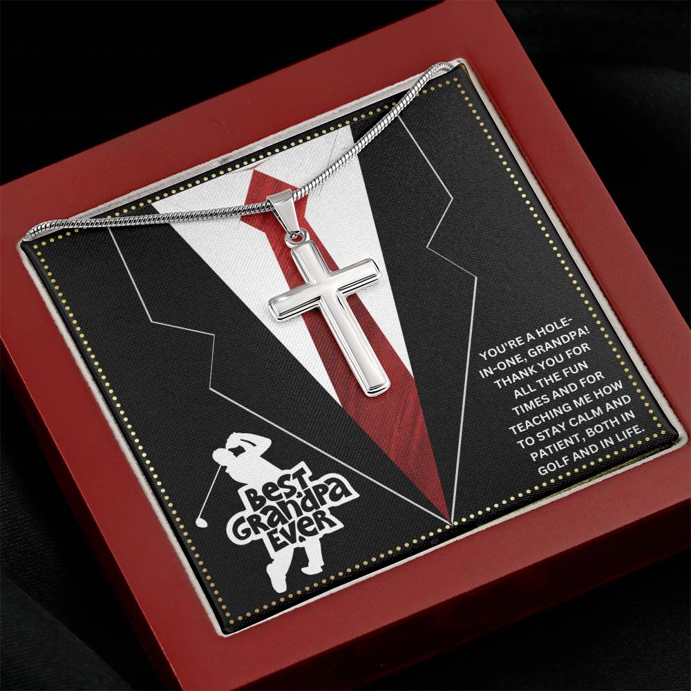 JGF Jewelry Gifts for Family Fathers Day Gifts For Grandpa Birthday Card