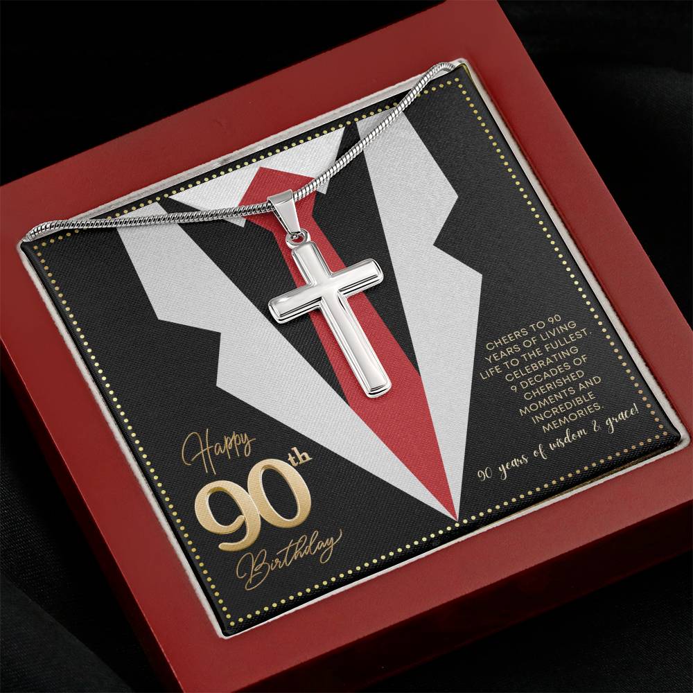 JGF Jewelry Gifts for Family 90th Birthday Cards