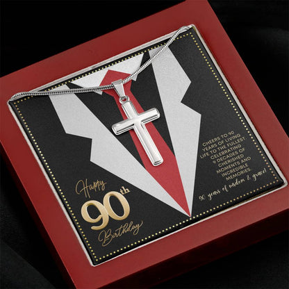 JGF Jewelry Gifts for Family 90th Birthday Cards