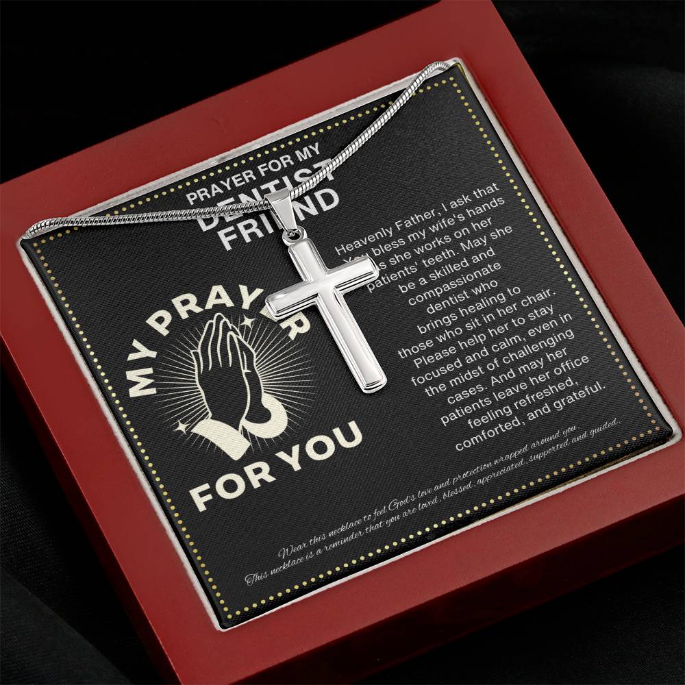 JGF Jewelry Gifts for Family My Prayer for Dentist Best Friend BFF Bestie Men and Women