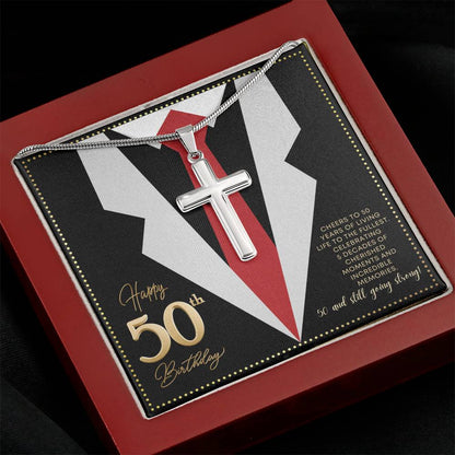 JGF Jewelry Gifts for Family 50 year Birthday Gifts For Men