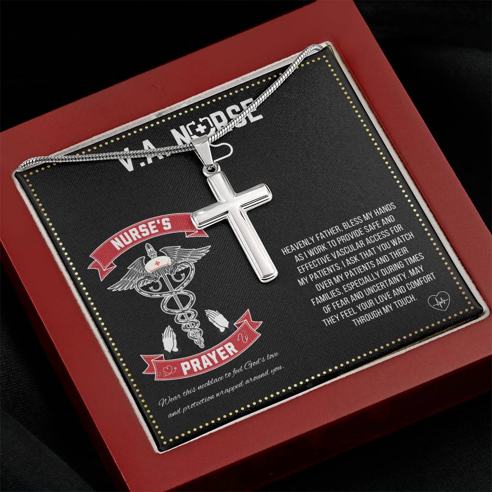 JGF Jewelry Gifts for Family | Proud Vascular Access Team VA Nurse Practitioner Gifts for Women