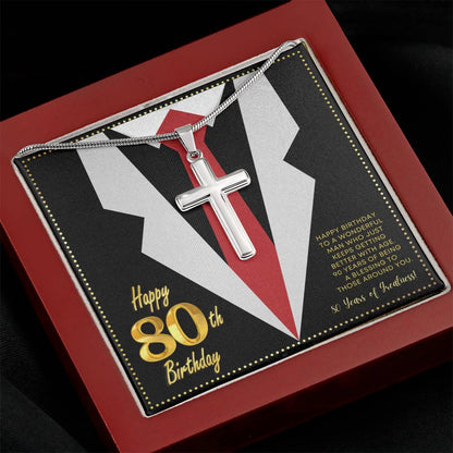 JGF Jewelry Gifts for Family 80th Birthday Gifts For Men