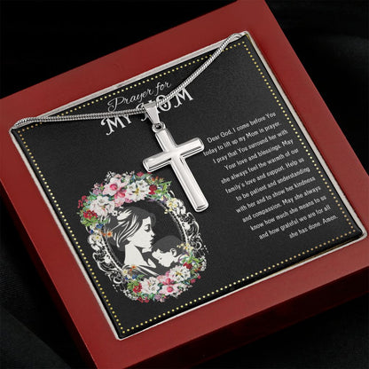 JGF Jewelry Gifts for Family | Prayer For Mom And Wife | I Love You Mom Gifts Flowers | Serenity Prayer Gifts For Women