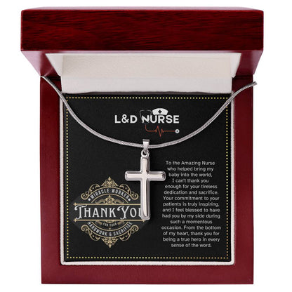 JGF Jewelry Gifts for Family Thank You L & D Nurse
