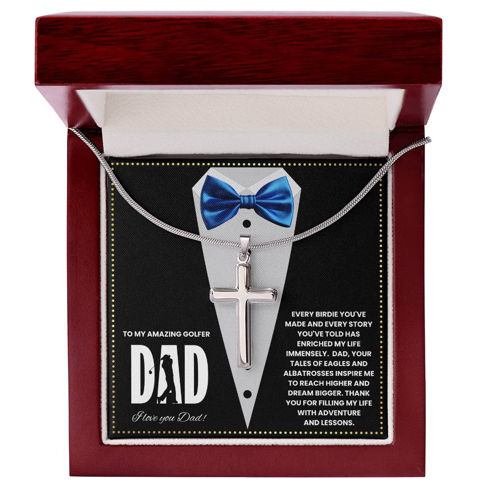 JGF Jewelry Gifts for Family Golf Gifts From Kids For Dad Who Loves Golfing