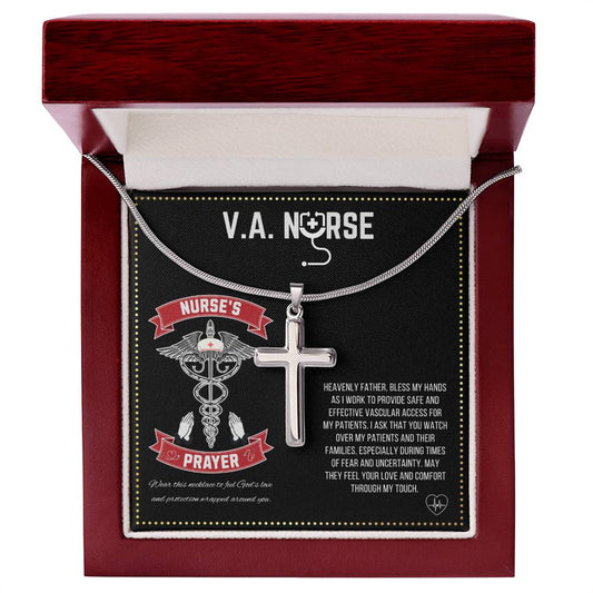 JGF Jewelry Gifts for Family | Proud Vascular Access Team VA Nurse Practitioner Gifts for Women