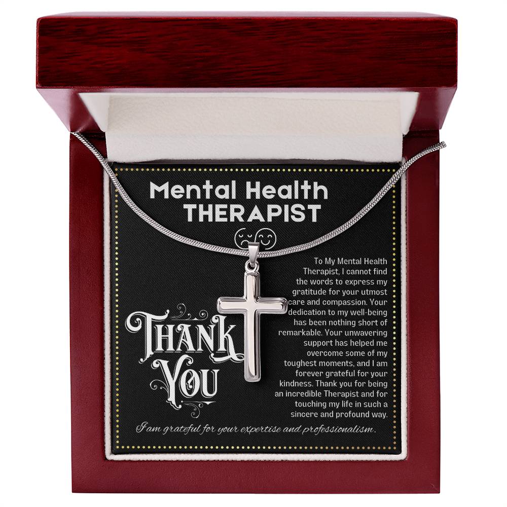 JGF Jewelry Gifts for Family Thank You Mental Health Therapist