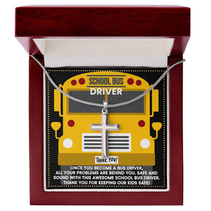 JGF Jewelry Gifts for Family School Bus Driver Appreciation Gifts For Men