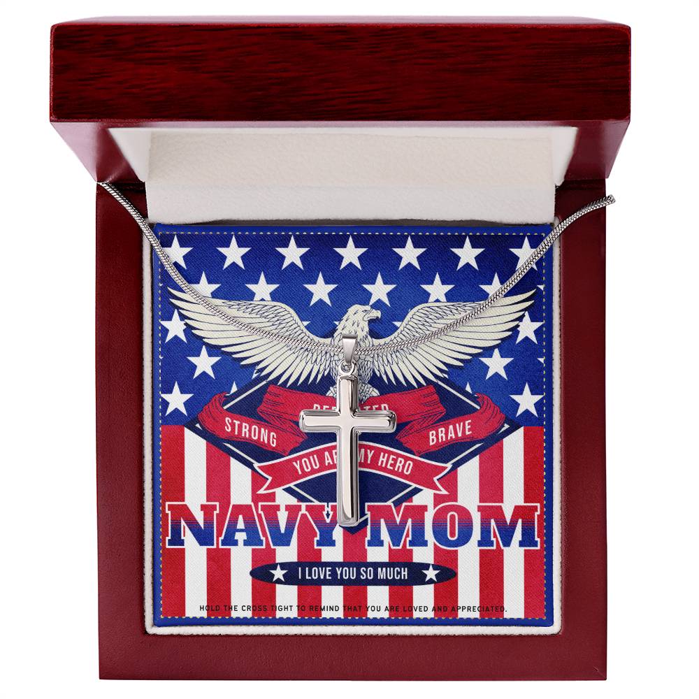 2 JGF Jewelry Gifts For Family US Flag Navy Mom Gifts For Women
