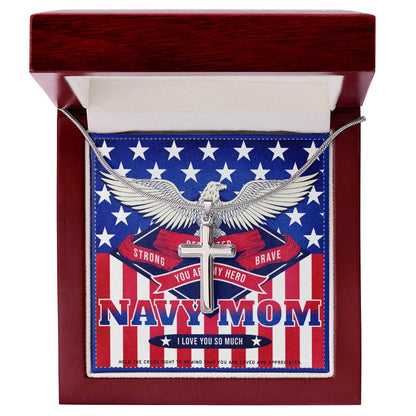 2 JGF Jewelry Gifts For Family US Flag Navy Mom Gifts For Women