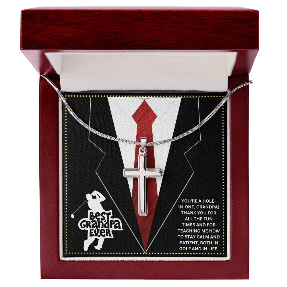 JGF Jewelry Gifts for Family Fathers Day Gifts For Grandpa Birthday Card