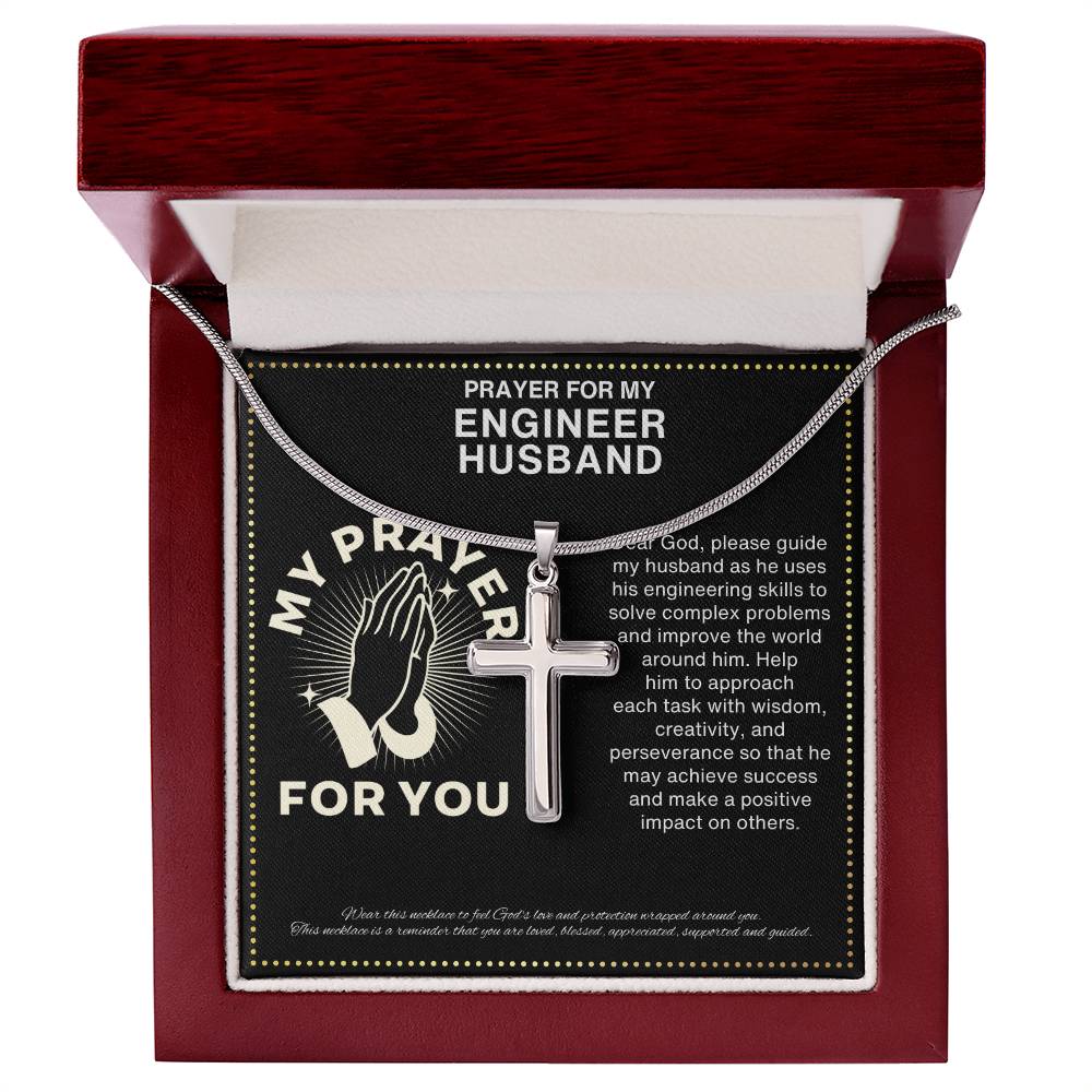 JGF Jewelry Gifts for Family My Husband Is An Engineer I Love My Mechanical Engineer Hubby Gifts From Wife
