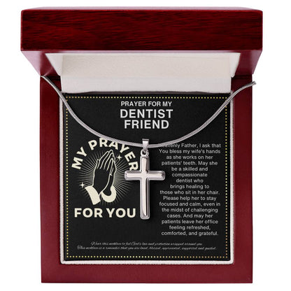JGF Jewelry Gifts for Family My Prayer for Dentist Best Friend BFF Bestie Men and Women