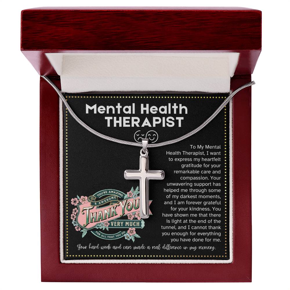 JGF Jewelry Gifts for Family To My Mental Therapist Thank You