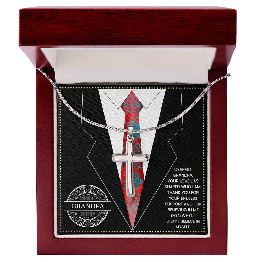 JGF Jewelry Gifts for Family Grandpa 80th Birthday Card From Child