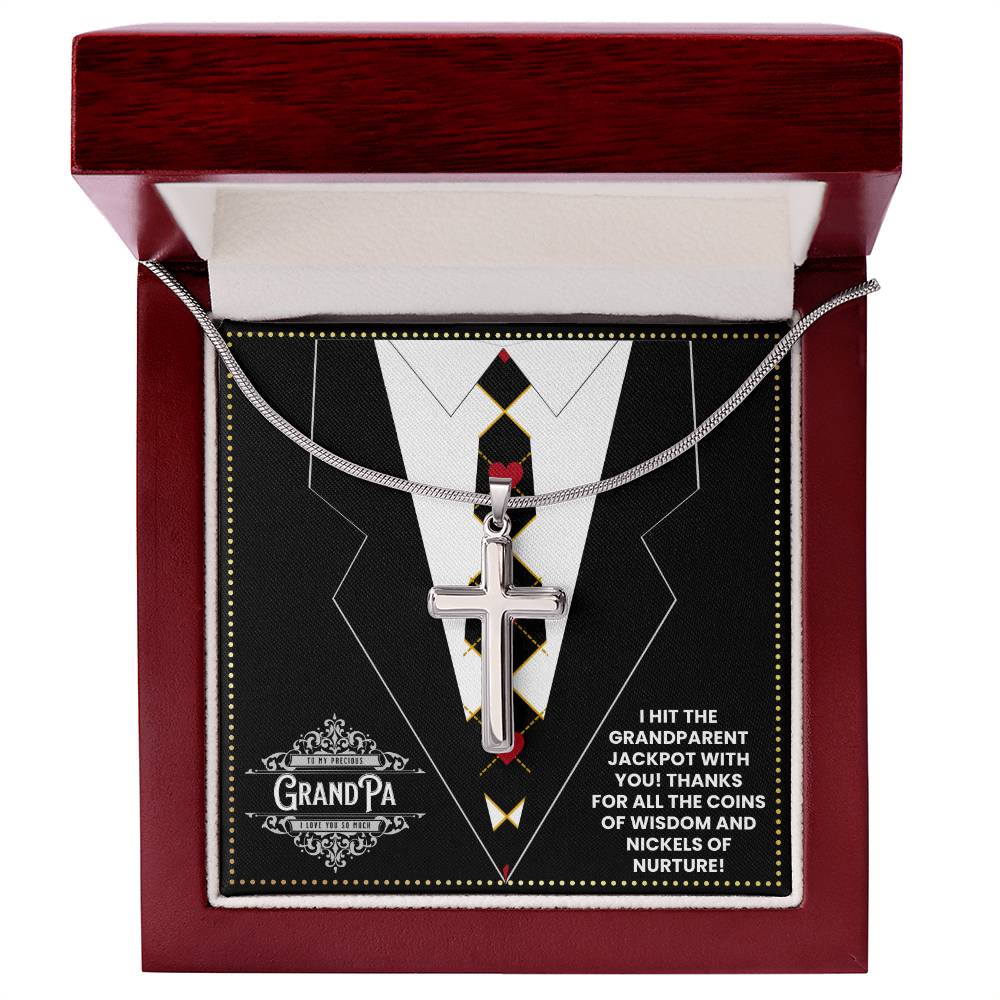 JGF Jewelry Gifts for Family Poker Lovers Gifts For Men Unique Grandpa Gifts for 70th Birthday