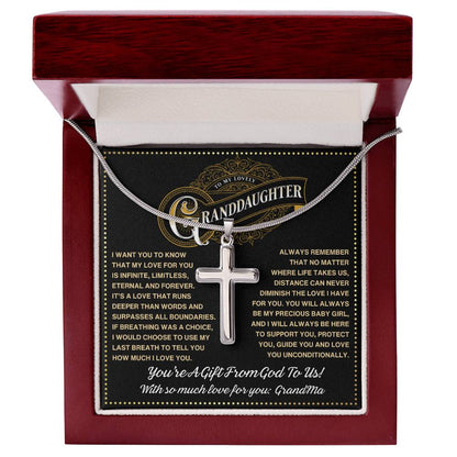 JGF Jewelry Gifts for Family To My Lovely GrandDaughter From GrandMa