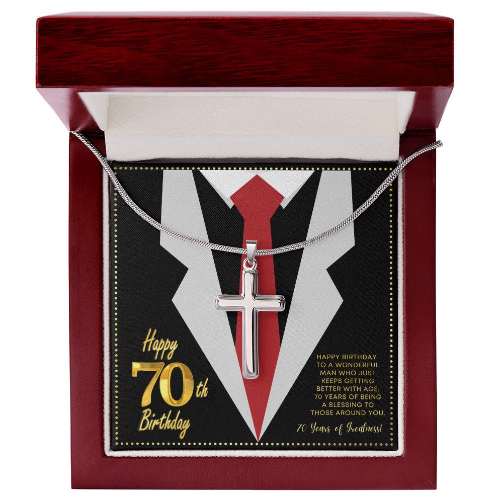 JGF Jewelry Gifts for Family 70 Year Old Birthday Gifts For Men