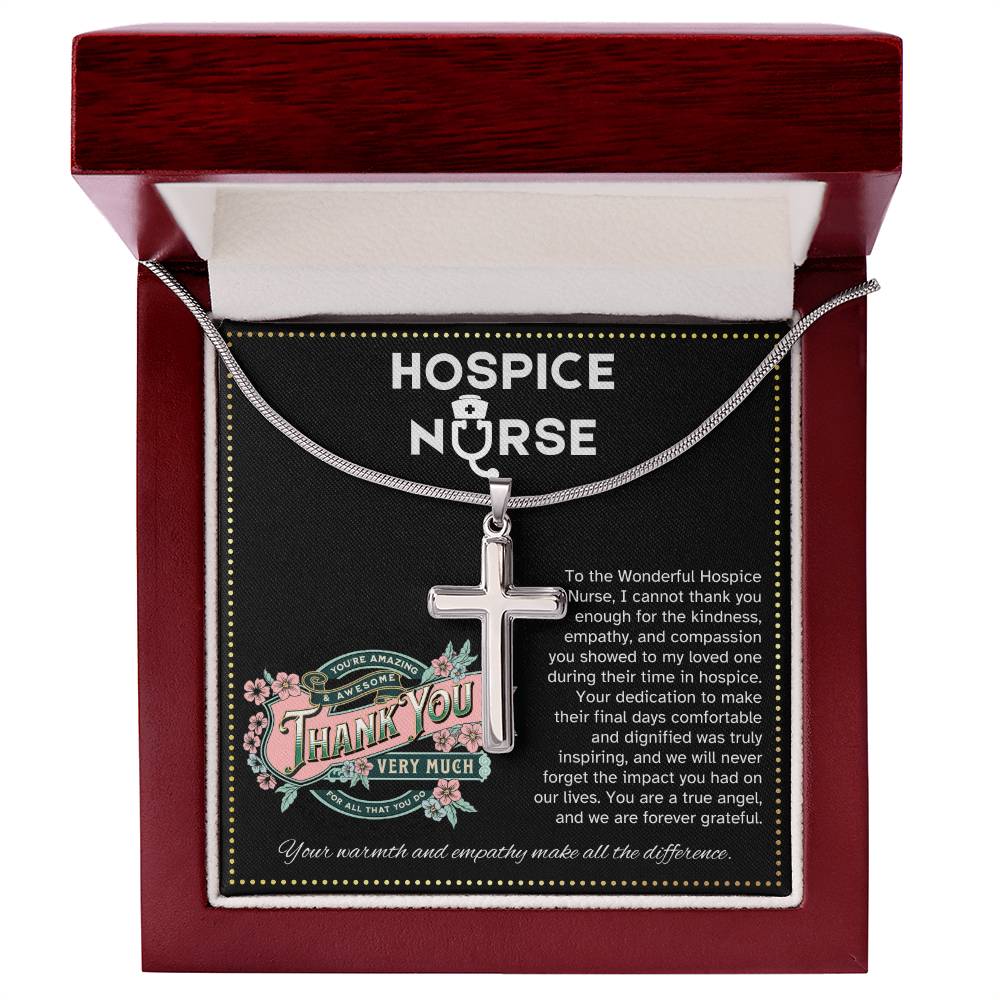 JGF Jewelry Gifts for Family To My Hospice Nurse Thank You