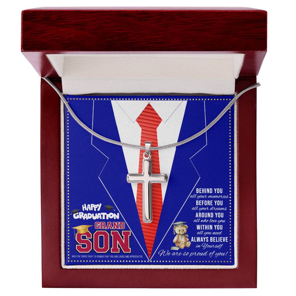 JGF Jewelry Gifts for Family 8th Grade Graduation Grandson Card For Him