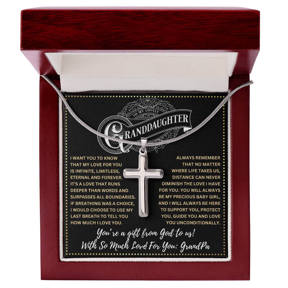 JGF Jewelry Gifts for Family To My GrandDaughter From GrandPa