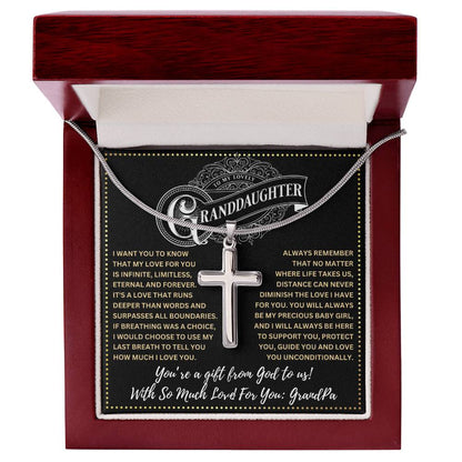 JGF Jewelry Gifts for Family To My GrandDaughter From GrandPa