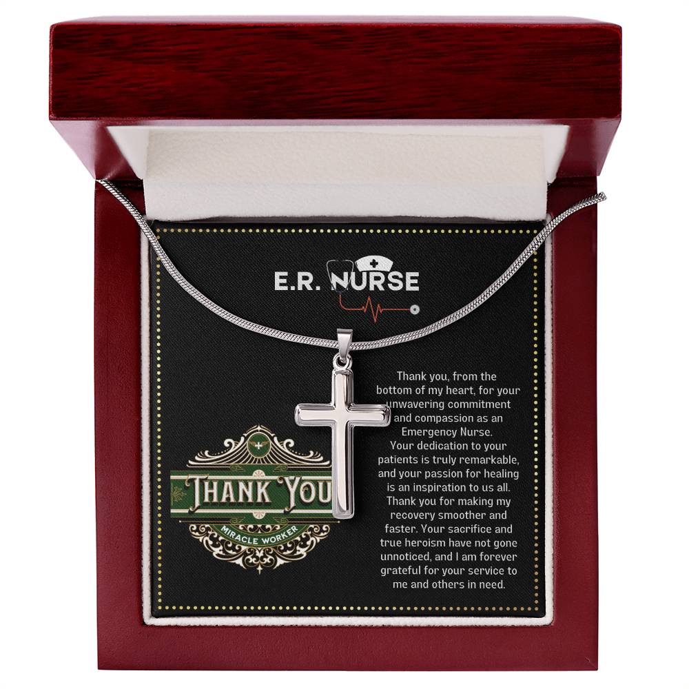 JGF Jewelry Gifts for Family Thank You Emergency Room Nurse