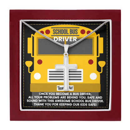 JGF Jewelry Gifts for Family School Bus Driver Appreciation Gifts For Men