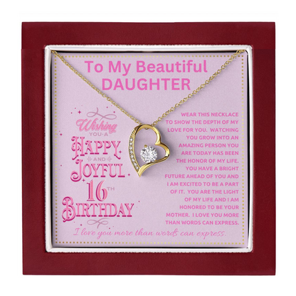 JGF Jewelry Gifts for Family 16th Birthday For Daughter Turning 16 Year Old