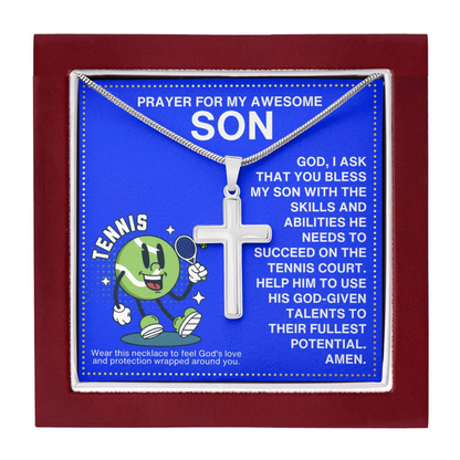 JGF Jewelry Gifts for Family Tennis Necklace For Boys